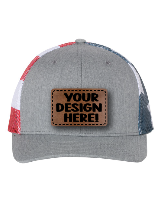 Richardson 112PM Trucker Hat with Custom Patch