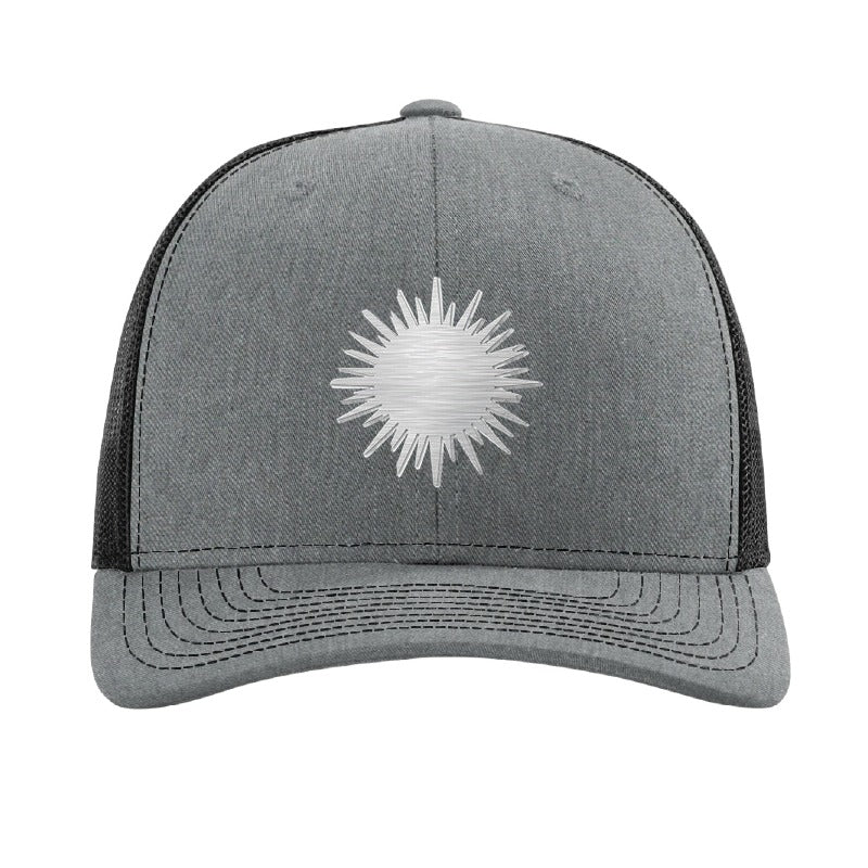 Abingdon fireworks patch hat — Heather Grey/Black