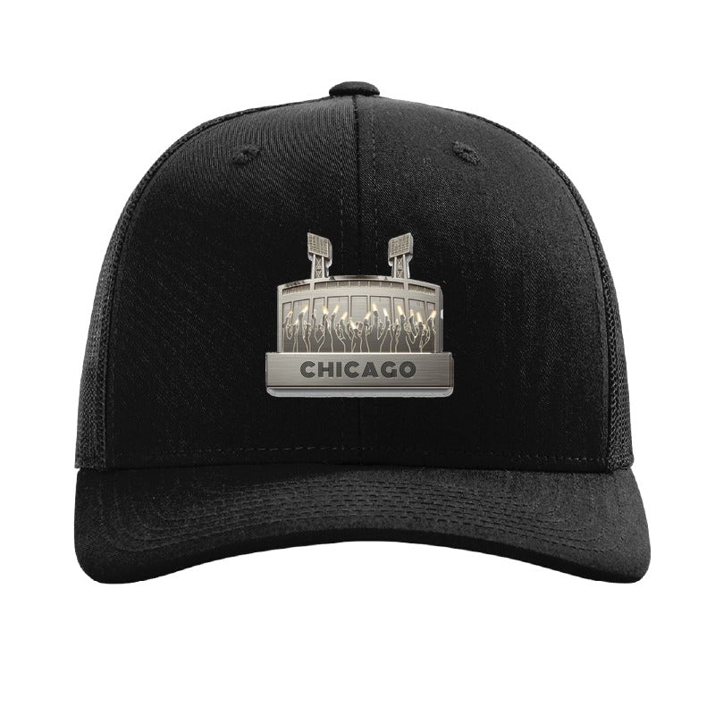 Chicago Soldier Field patch hat — Black