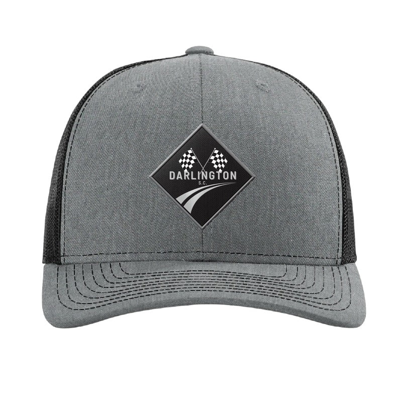 Darlington stock car patch hat — Heather Grey/Black
