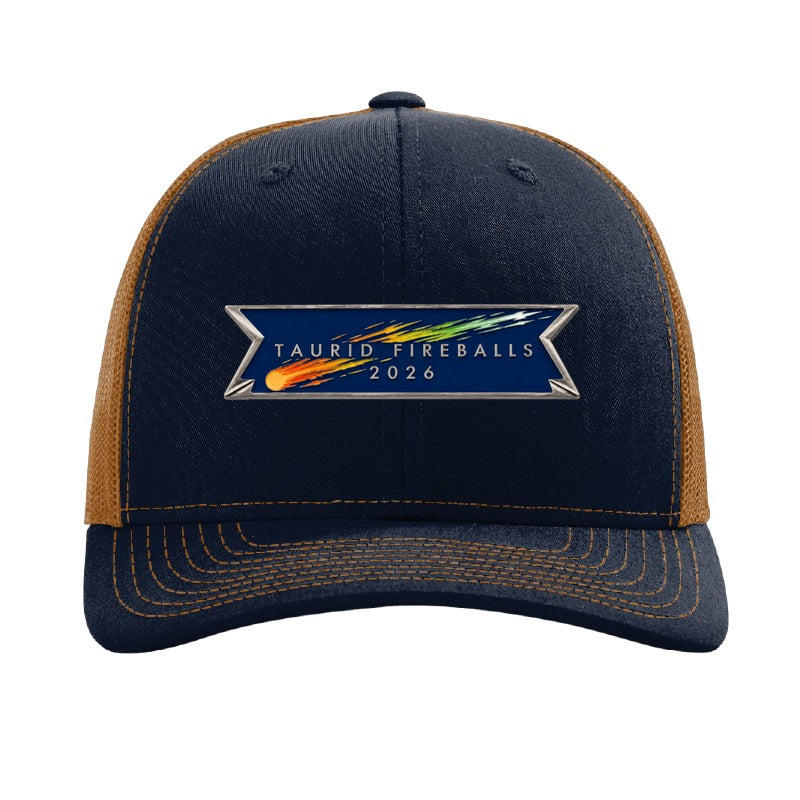 Taurid fireballs 2026 patch hat - Navy/Caramel
