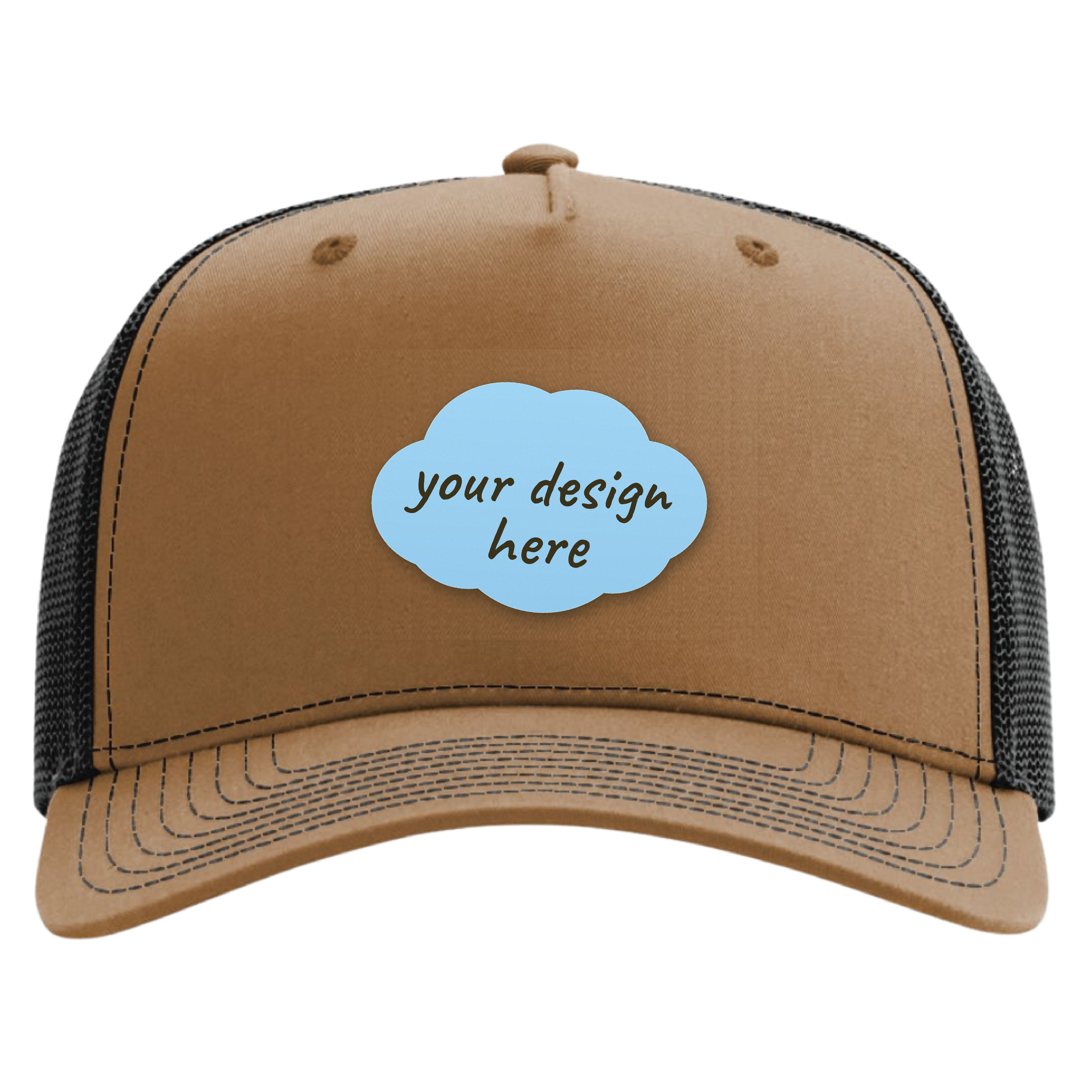 Personalized Richardson 112FPC Five Panel Champ Trucker Hat with Custom Design