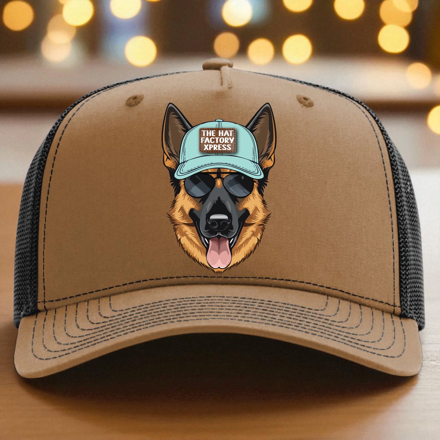 Personalized Richardson 112FPC Five Panel Champ Trucker Hat with Custom Patch
