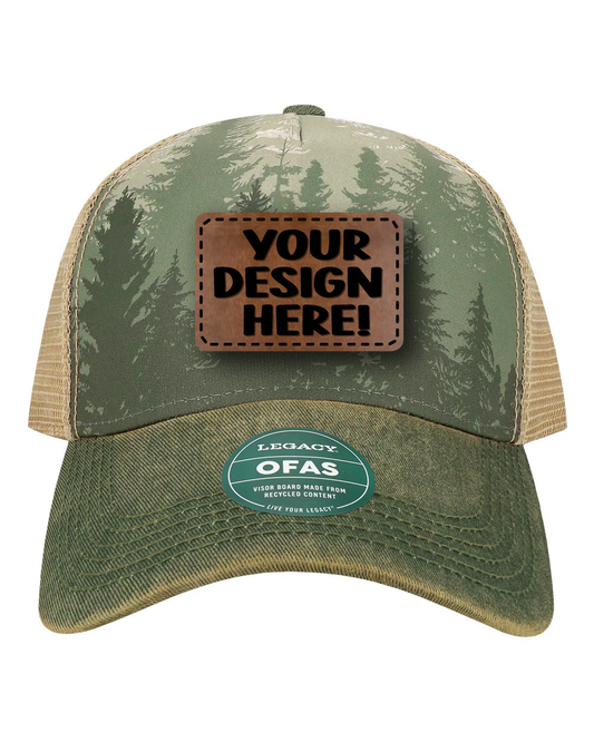 Legacy Five Panel Trucker Hat with Custom Patch