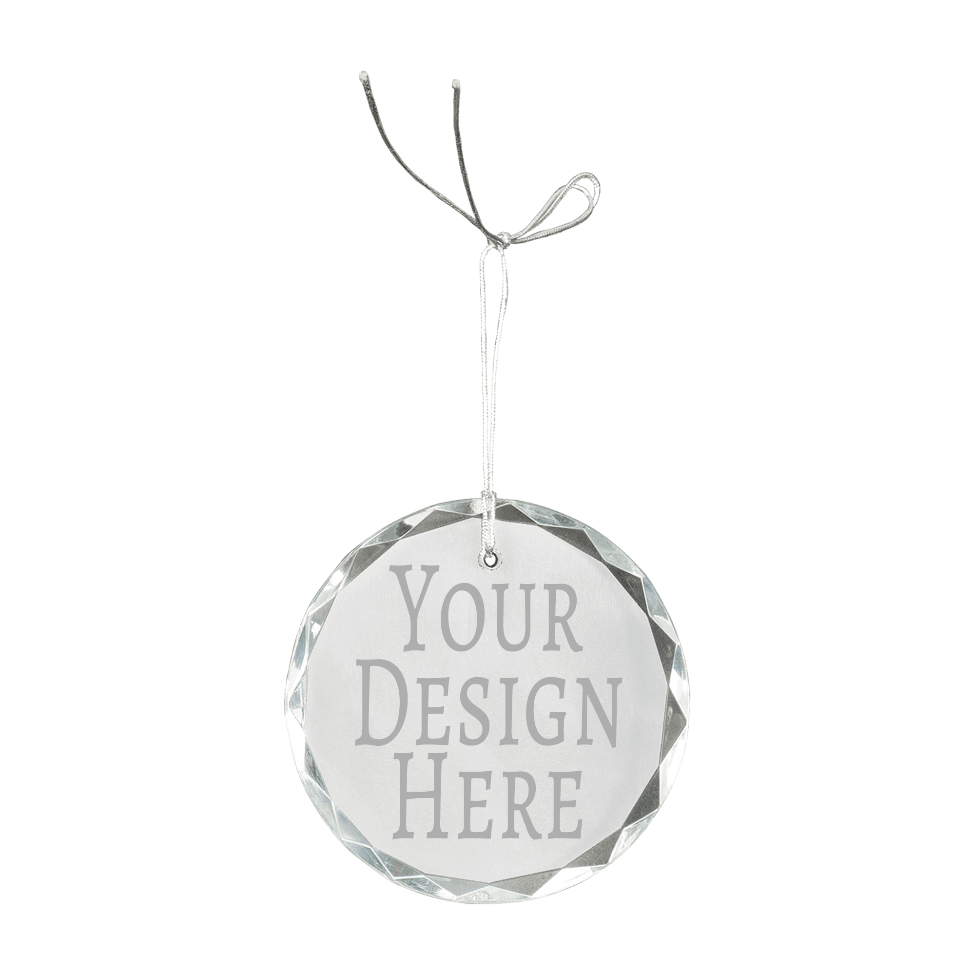 Crystal Ornament Memorial Cardinal with Gift Box