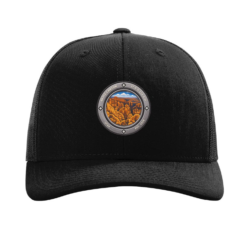 Bryce Canyon National Park patch hat — Black