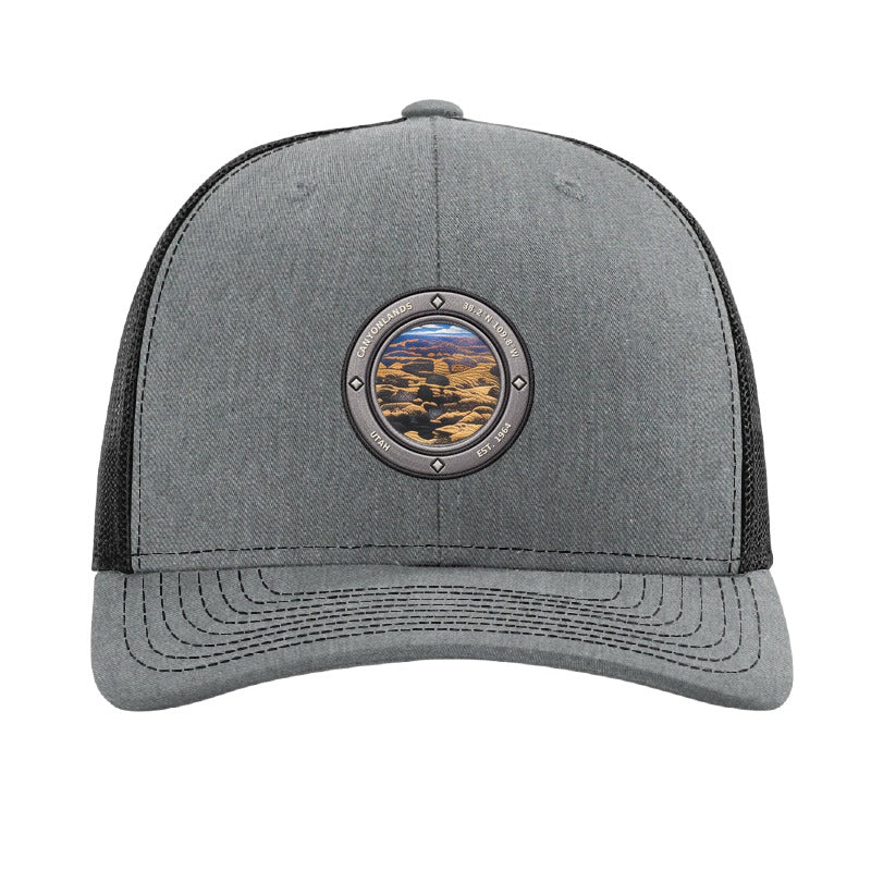 Canyonlands National Park patch hat — Heather Grey/Black