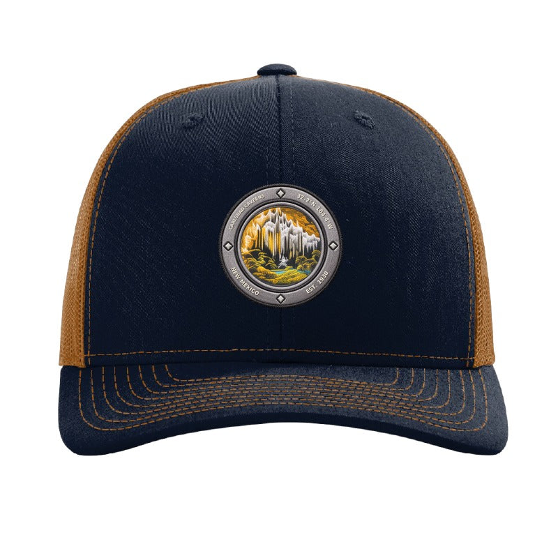 Carlsbad Caverns National Park patch hat — Navy/Caramel