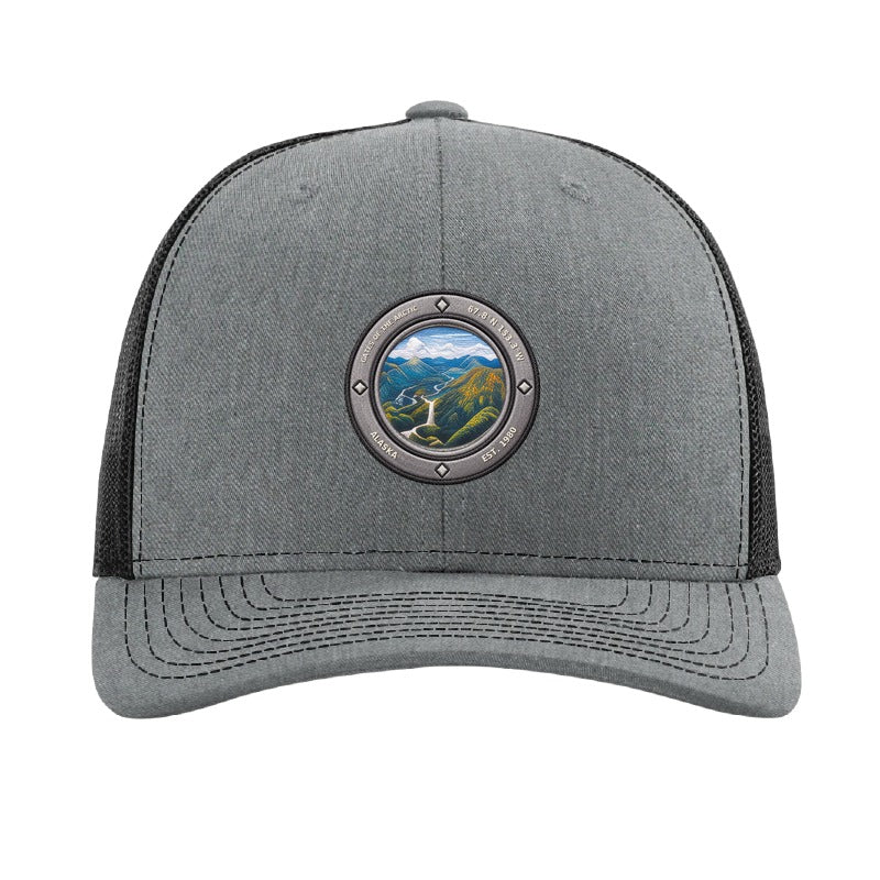 Gates Of The Arctic National Park patch hat — Heather Grey/Black