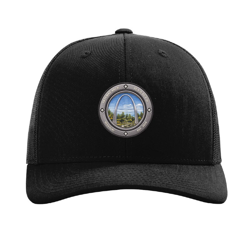 Gateway Arch National Park patch hat — Black