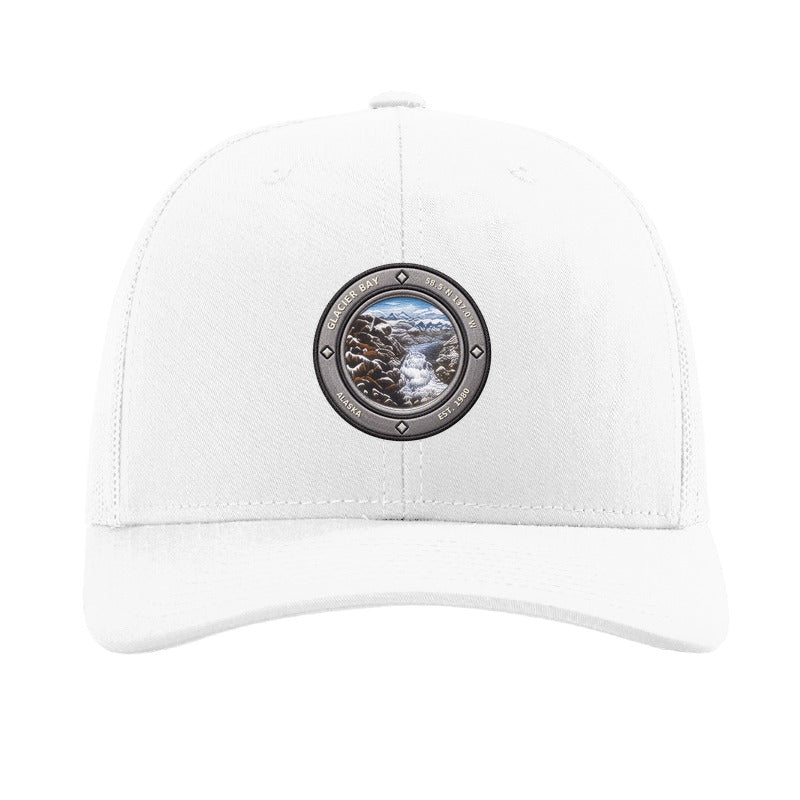 Glacier Bay National Park patch hat — White