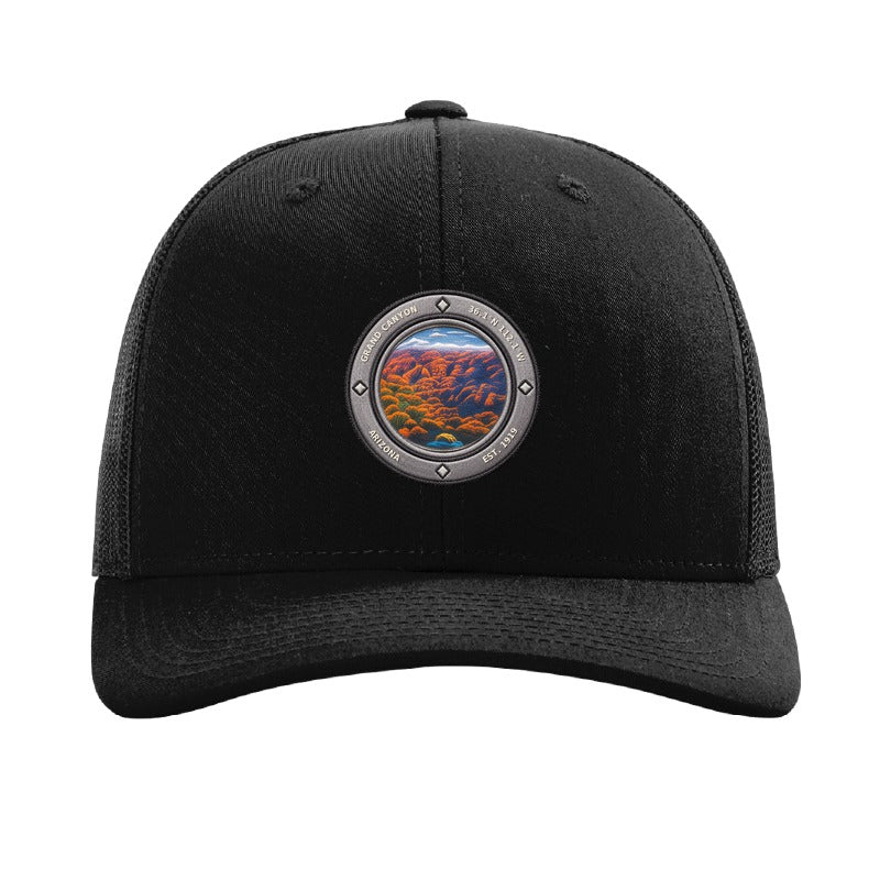 Grand Canyon National Park patch hat — Black