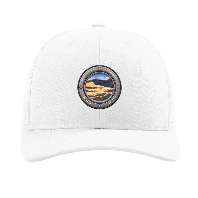 Great Sand Dunes National Park patch hat — White