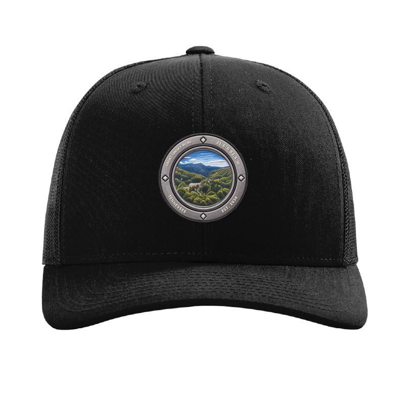 Great Smoky Mtns National Park patch hat — Black