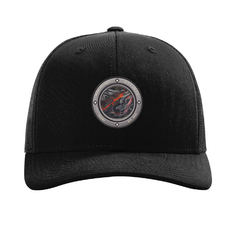 Hawaii Volcanoes National Park patch hat — Black