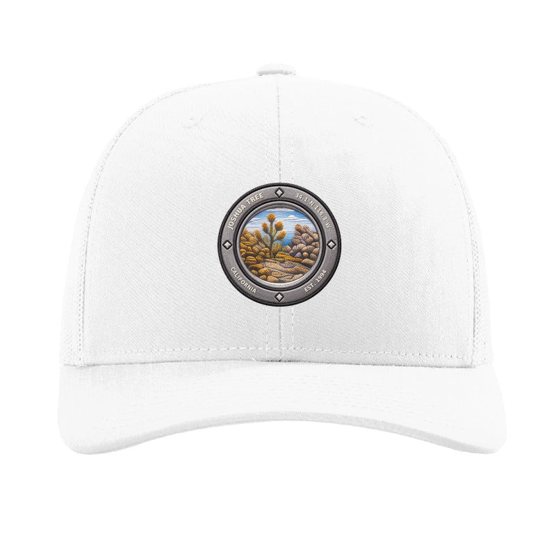 Joshua Tree National Park patch hat — White