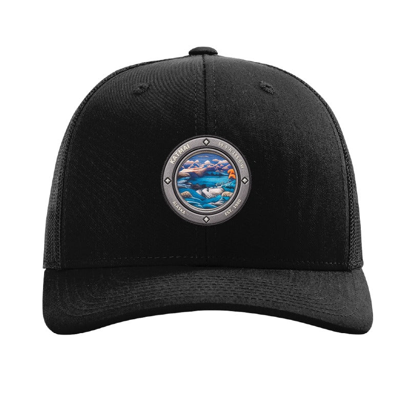 Katmai National Park patch hat — Black