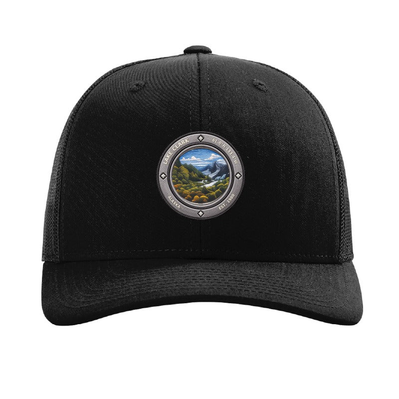 Lake Clark National Park patch hat — Black