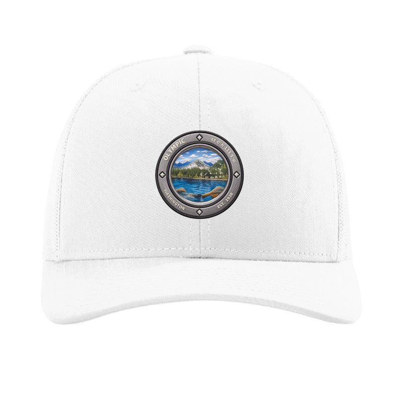 Olympic National Park patch hat — White