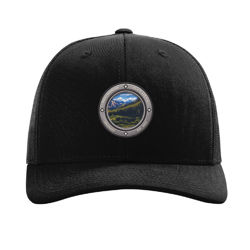 Rocky Mountain National Park patch hat — Black