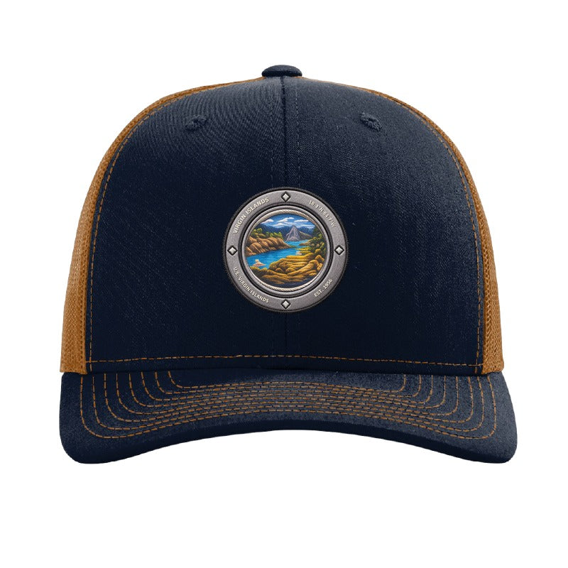 Virgin Islands National Park patch hat — Navy/Caramel