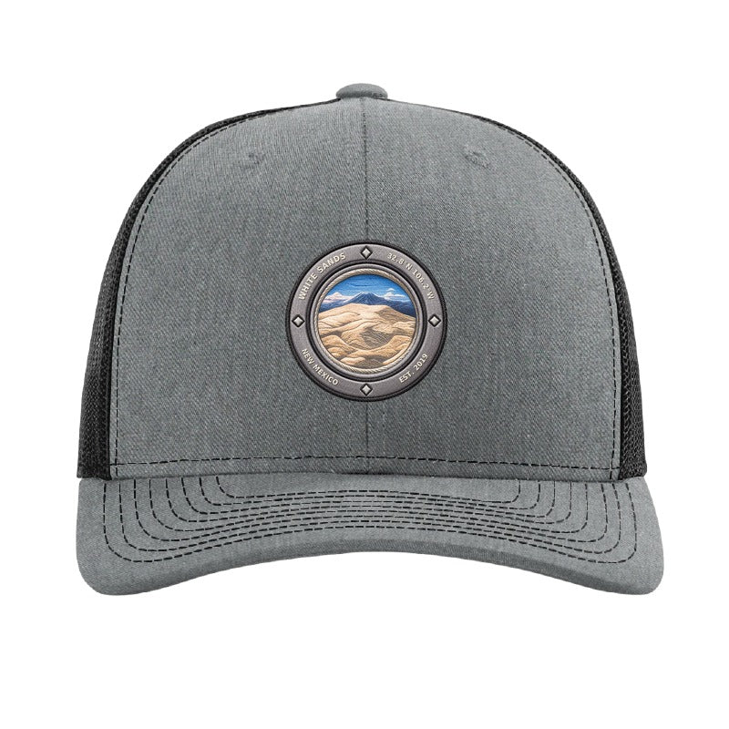 White Sands National Park patch hat — Heather Grey/Black
