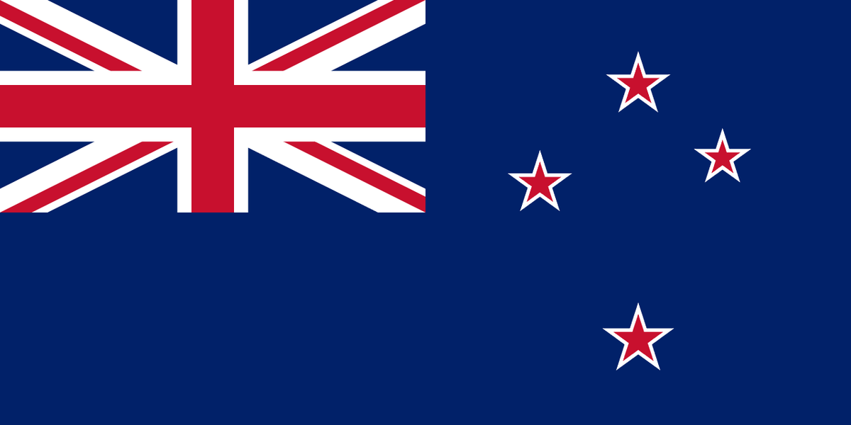 New Zealand flag side patch for hats