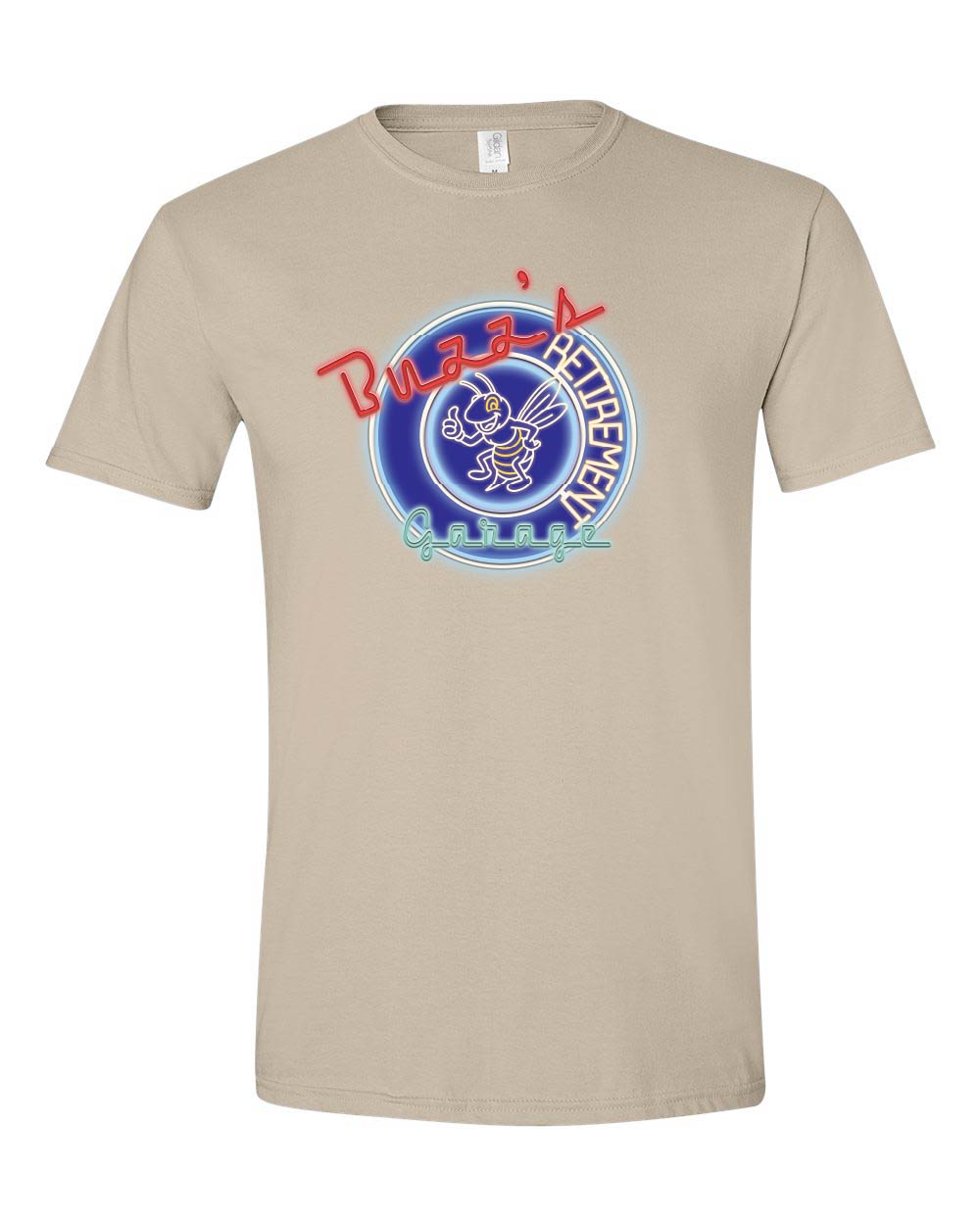 Buzz's Retirement Garage Short Sleeve T-shirt - Gildan Softstyle