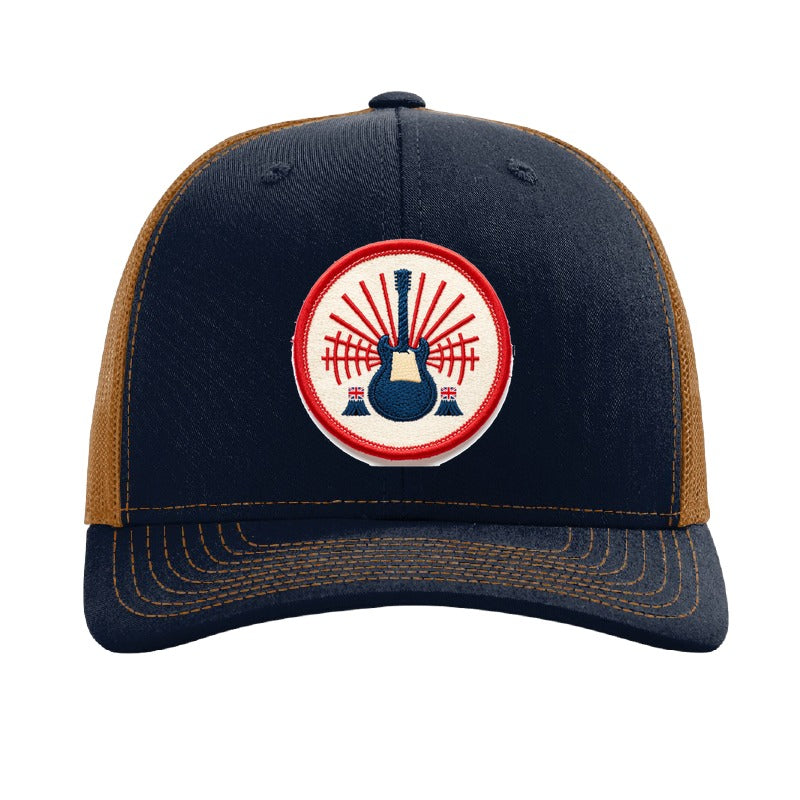 Reading Festival patch hat — Navy/Caramel