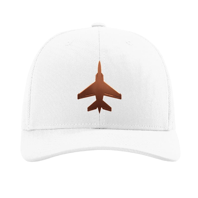 Cleveland Lakefront jet patch hat in White