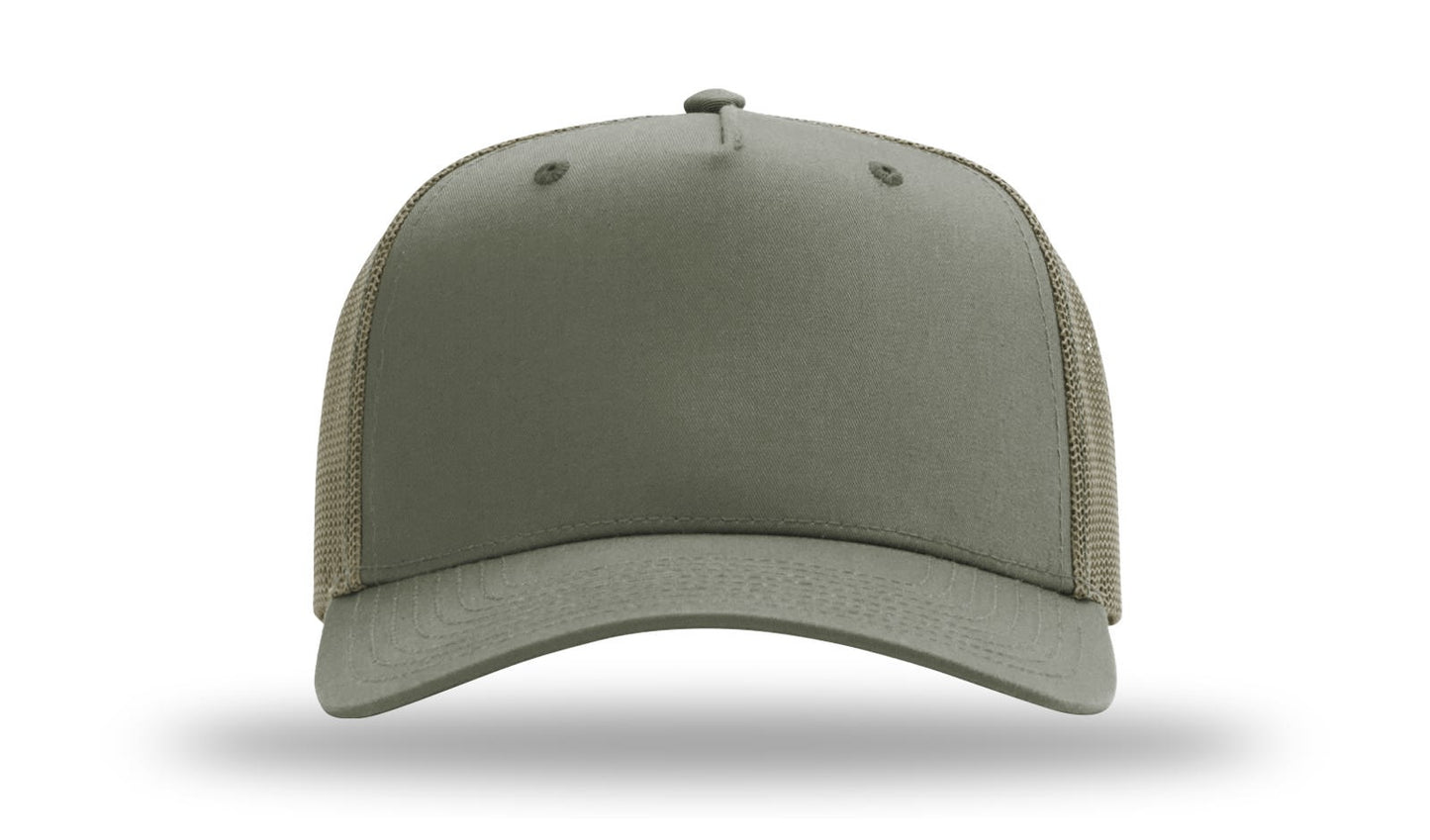 Personalized Richardson 112FPC Five Panel Champ Trucker Hat with Custom Patch