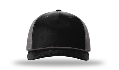 Personalized Richardson 112FPR Five Panel Trucker Hat with Rope with Custom Patch