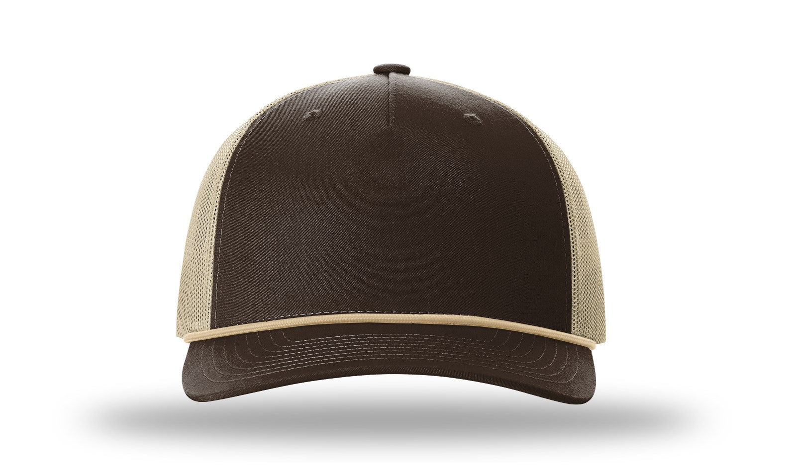 Personalized Richardson 112FPR Five Panel Trucker Hat with Rope with Custom Patch