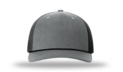 Personalized Richardson 112FPR Five Panel Trucker Hat with Rope with Custom Patch