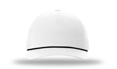 Personalized Richardson 112FPR Five Panel Trucker Hat with Rope with Custom Patch