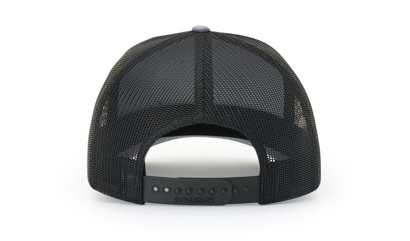 Personalized Richardson 112FPR Five Panel Trucker Hat with Rope with Custom Patch