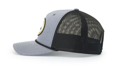 Personalized Richardson 112FPR Five Panel Trucker Hat with Rope with Custom Patch
