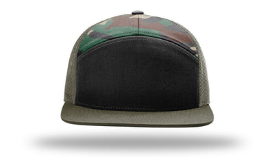 Personalized Richardson 168 and 168P Flatbill Hat with Custom Design