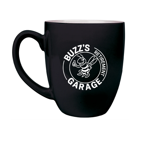 Buzz's Retirement Garage 16oz Ceramic Mug