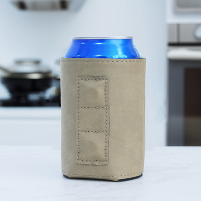 Leatherette 12oz Magnetic Can Cooler