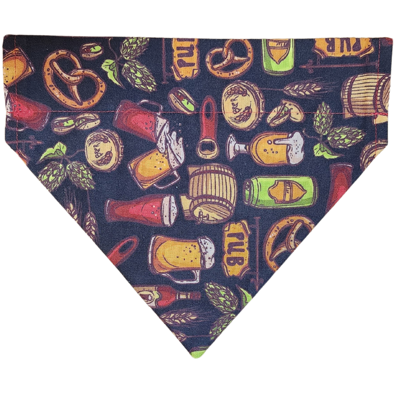 Dog Bandanas with Personalized Patch - Large