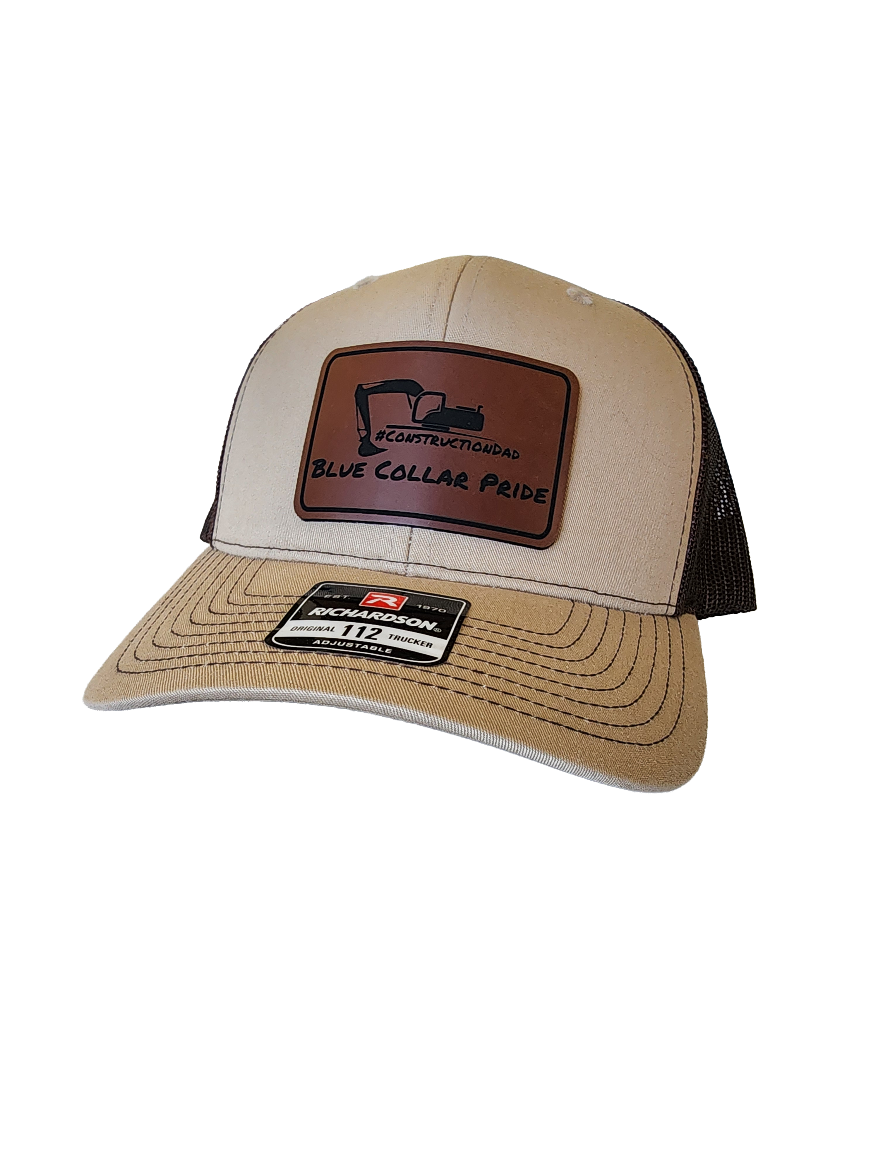 #ConstructionDad Blue Collar Pride Trucker Hat - Richardson 112