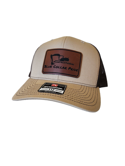 #ConstructionDad Blue Collar Pride Trucker Hat - Richardson 112