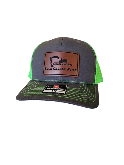 #ConstructionDad Blue Collar Pride Trucker Hat - Richardson 112