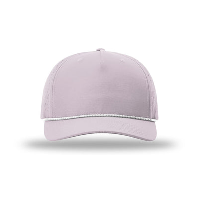 Richardson 355 rope hat in Lilac/White-Grey, front view