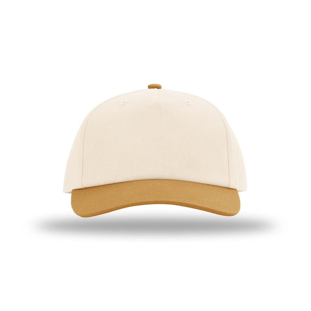 Richardson 356 Gramps hat in Cream and Wheat, front view