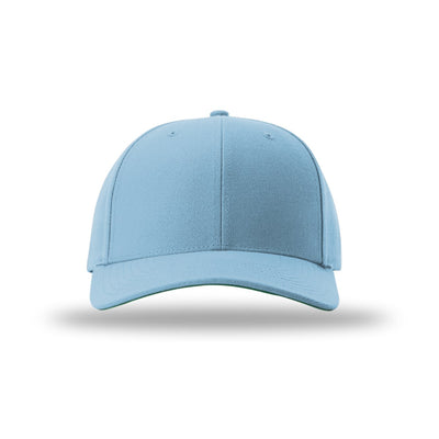 Richardson Pro 512 Surge trucker hat in columbia blue, front view