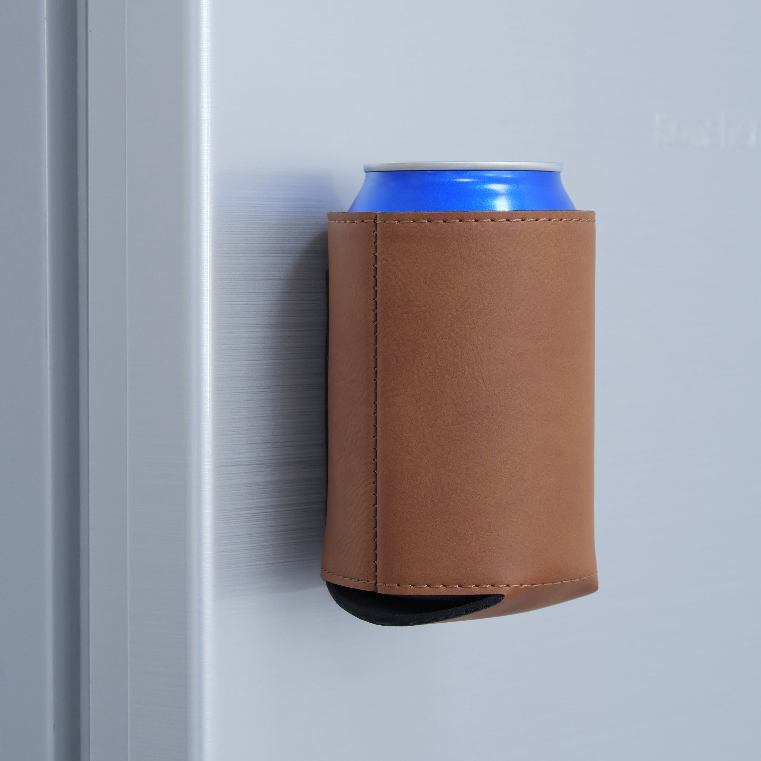 Leatherette 12oz Magnetic Can Cooler