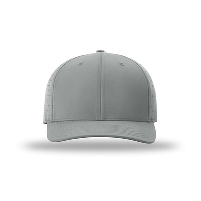 Richardson 632 Laser Perf R-Flex hat, Charcoal, front view