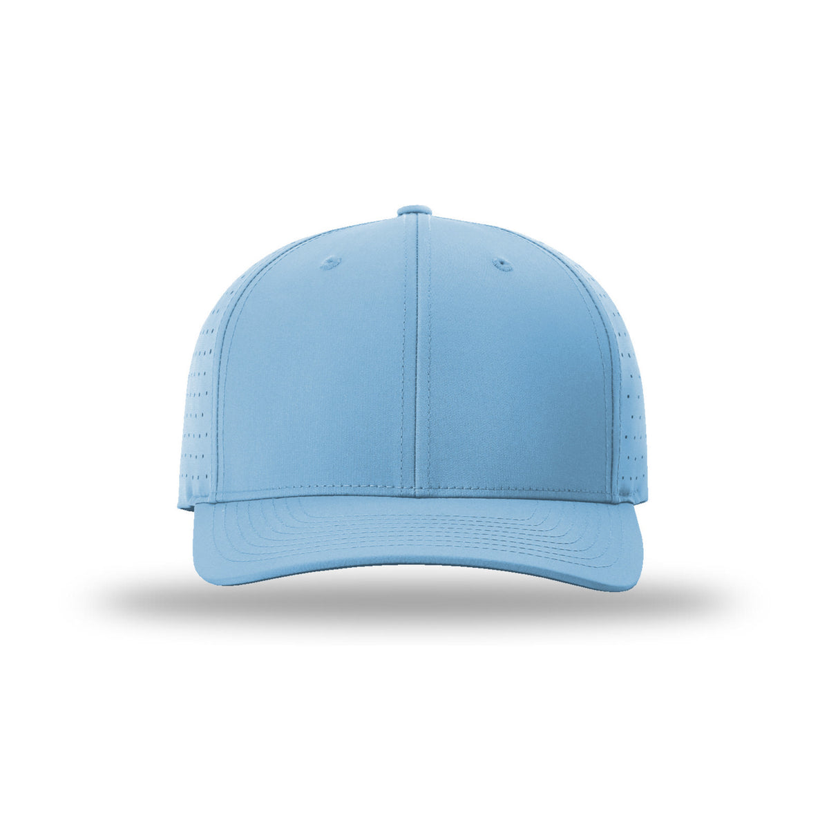 Richardson 632 Laser Perf R-Flex hat, Columbia Blue, front view